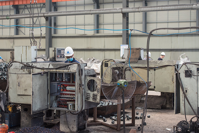 保定网架配件-锥头加工车间