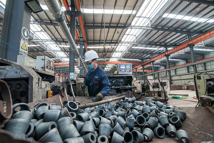 保定网架配件-锥头加工车间